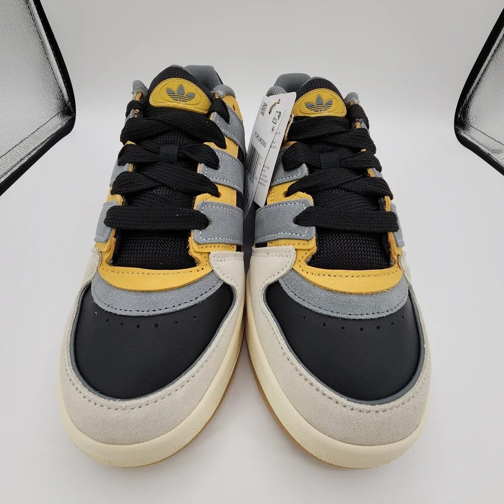 Adidas Originals Forum 2000 Shoes Mens 10 Black Oat Off White Leather NEW‎